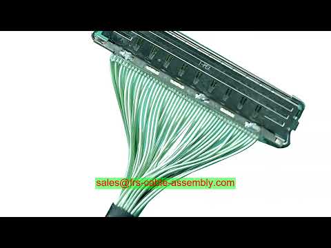 Flat Shielding LVDS Cable I-PEX 20634-210T-02 Flex Cable Manufacturers R528 Df11 Connector