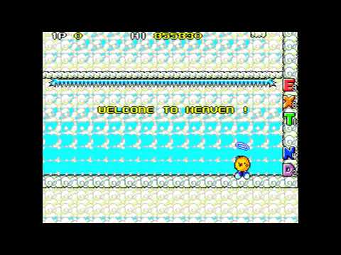 The New Zealand Story How to escape from Heaven without autofire flying All 3 heaven levels shown