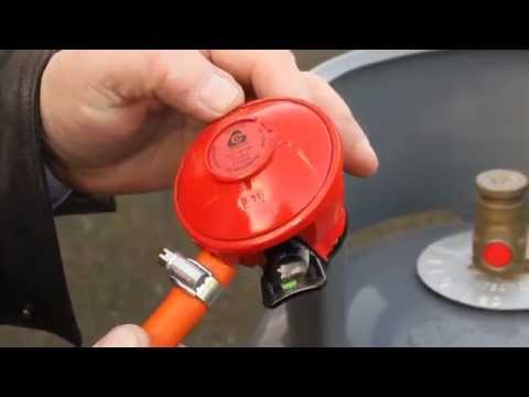 How to fit a propane gas regulator
