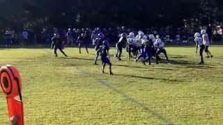 preview picture of video 'Daniels Middle School vs East Garner Middle School Football 2014'