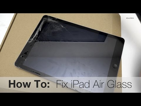 How to fix iPad Air Broken Glass