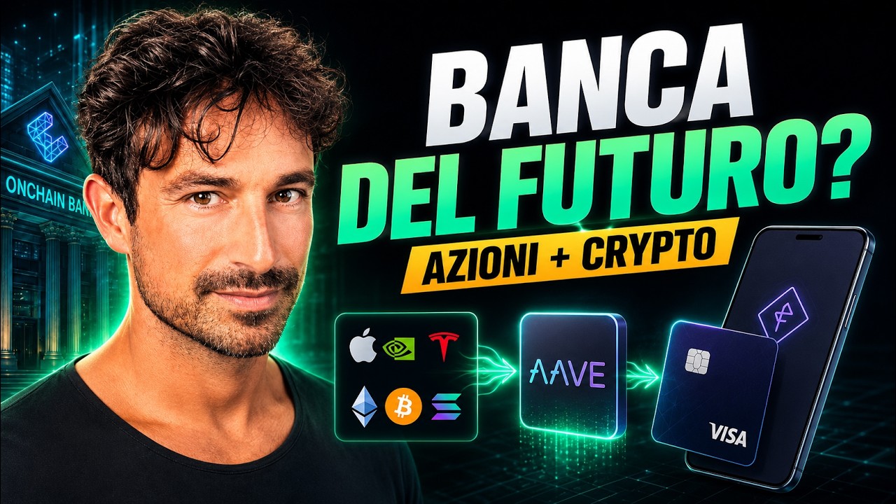QUESTA È LA BANCA DEL FUTURO (crypto, azioni, credito onchain e in autocustodia)