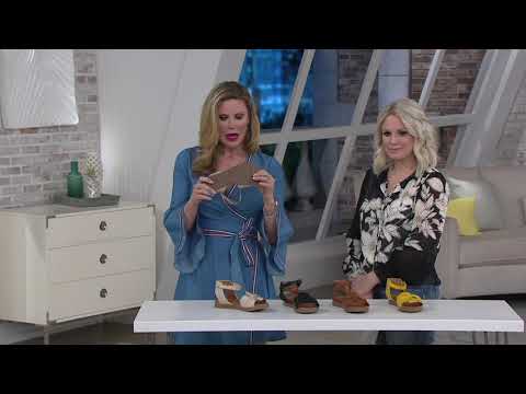 Miz Mooz Leather Knot Detail Slide Sandals - Dory on QVC