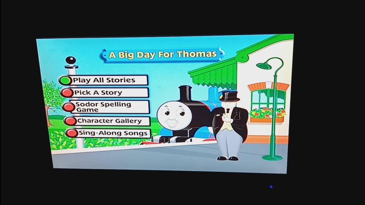 Thomas & Friends: A Big Day For Thomas DVD Menu Walkthrough