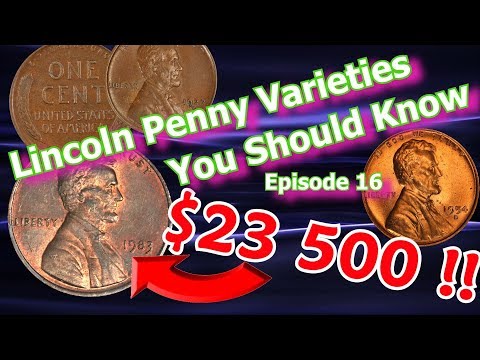 Lincoln Penny Varieties You Should Know Ep. 16 - 1983, 1954, 1927
