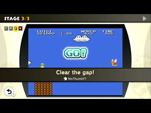 STAGE 3 ~ TIME 23.2 [RAINBOW] - NES REMIX 2: SUPER MARIO BROS. 2/THE LOST LEVELS ~ NO COMMENTARY 1ba