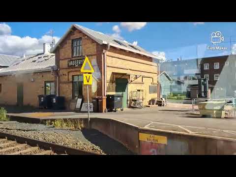 Halmstad-Nässjö Järnväg. Med Krösatåg Värnamo-Nässjö