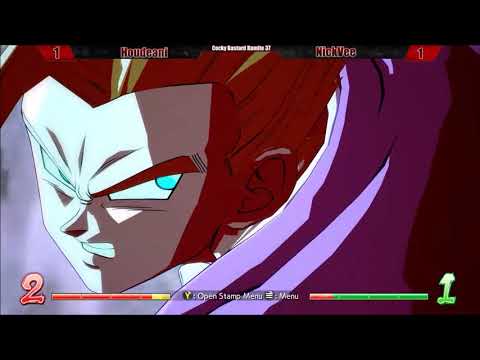 -DBFZ- HoudeaniHD (Tohan/Tien/SSJGoku) Vs NickVee (18/AGohan/Goku Black) Kumite 37