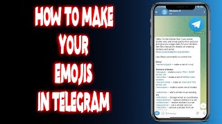 How to make your emojis in telegram?