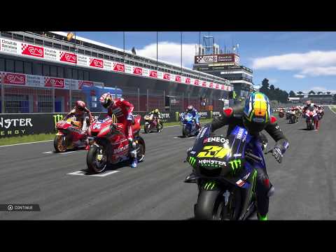 MotoGP 19 Gameplay : Catalunya (Spanish GP) Race Pro Career mode + Pro Physics PC (1080HD)