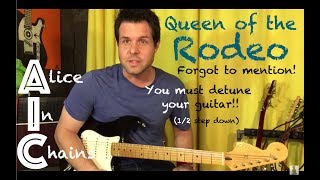 Guitar Lesson: How To Play Queen Of The Rodeo By Alice In Chains