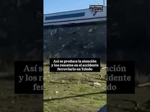 🚨 Rescates contrarreloj y atención a los HERIDOS tras el CHOQUE de TRENES en Urda 🚑🚅