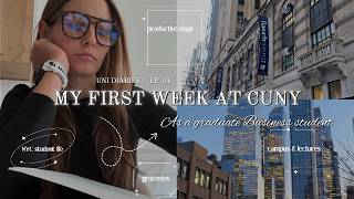 NYC student diaries | my first week at CUNY, Baruch