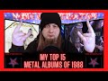 ️My Top 15 Metal Albums Of 1988 ️