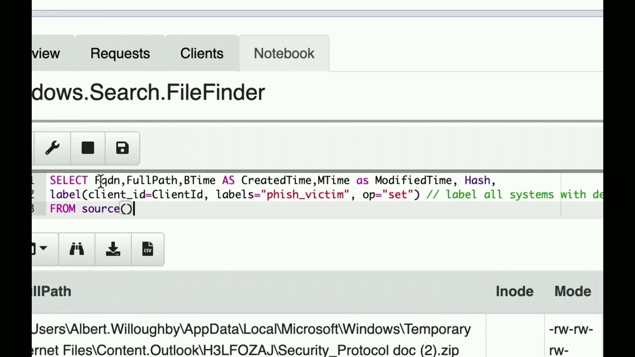 Live Incident Response with Velociraptor