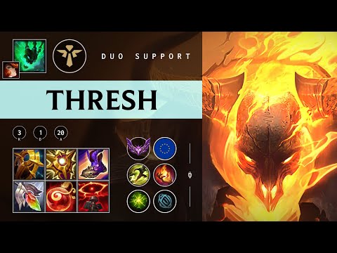 Thresh Support vs Swain - EUW Master Patch 25.24