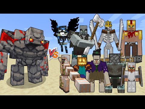 Redstone Golem vs Rexy's Expansion Mobs