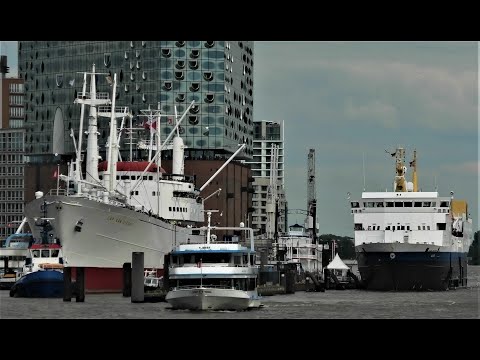 1080p Cap san Diego & Gann zauberhaftes Ein & Auslaufen am sonnigen Nachmittag in Hamburg 16.07.2023