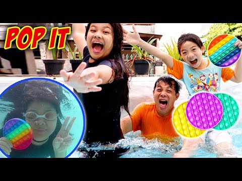 VIRAL UNDERWATER BREATHHOLDING COMPETITION USING POP-IT | Funny Drama Vlog | CnX Adventurers