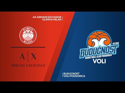 AX Armani Exchange Olimpia Milan - Buducnost VOLI Podgorica Highlights |  EuroLeague RS Round 16