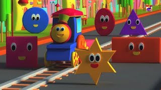 Download lagu bob kereta api | bentuk lagu | sajak pendidikan | belajar bentuk | Kids Songs | Bob Shape Train mp3