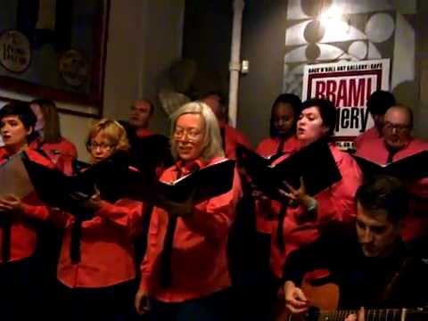 Bowie, Life On Mars, PopTones Vocal Ensemble chorale version, live at BBAM! Gallery