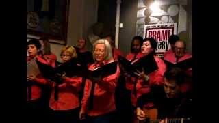 Bowie, Life On Mars, PopTones Vocal Ensemble chorale version, live at BBAM! Gallery