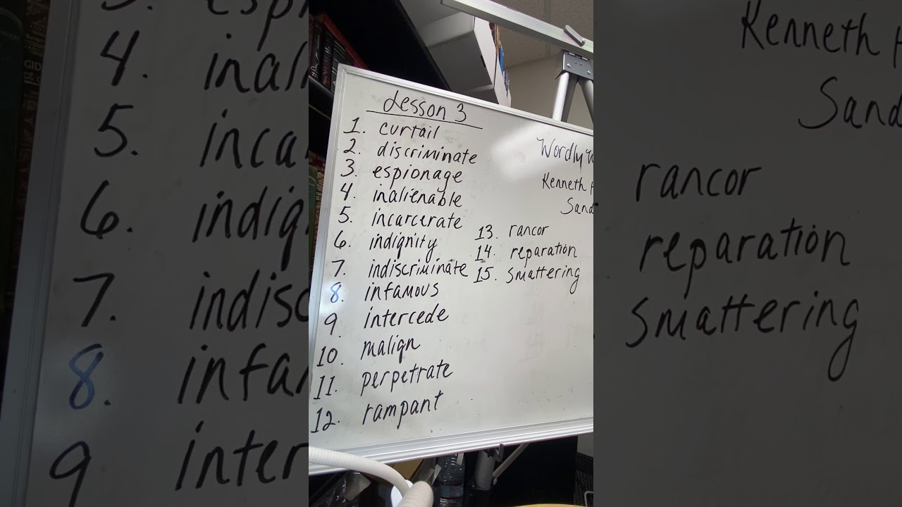 Wordly Wise by Kenneth Hodkinson & Sandra Adams Lesson 3