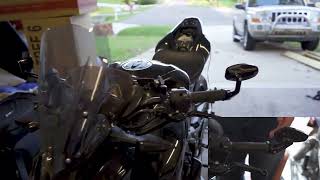 Z900 changed bar end mirrors