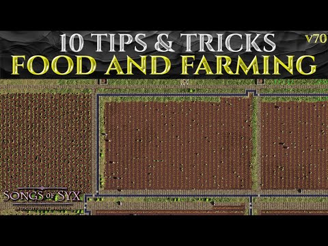 10 Advanced TIPS For FOOD & FARMING - SONGS OF SYX v70 Guide