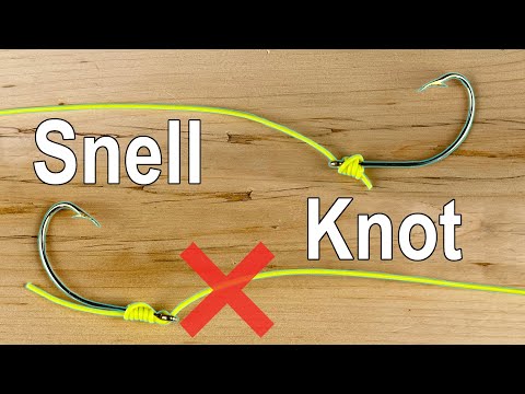 2 Ways To Snell A Hook Right And WRONG! You Need To Know This