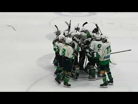 U-16 DP 23.12.2017 HKMK Bled - HK Olimpija 5:6 (SO), veselje ob zmagi
