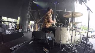 Holly Miranda - Slow Burn Treason - Governors Ball 2016 (GoPro DrumCam)