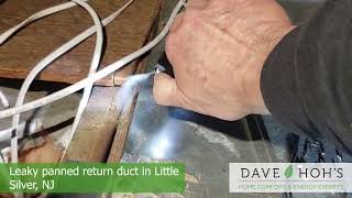 Watch video: Leaky Attic Return Duct