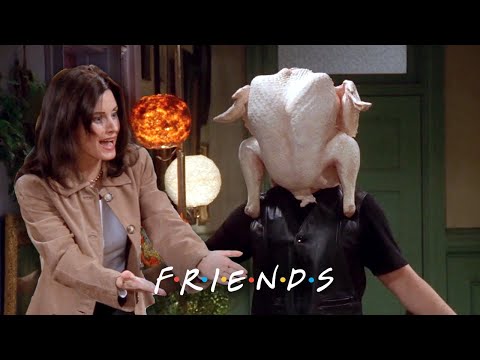 Joey Gets His Head Stuck in a Turkey | Friends