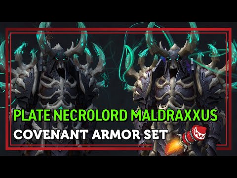 Plate Necrolord Maldraxxus Covenant Armor Set - Shadowlands