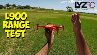 LYZRC L900 GPS Drone Distance Range Test