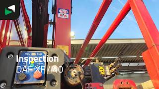 DAF XF 440 6X2 NL-Truck Transporter HMF 900-K2 Kran Winch Lift-Lenka open laadbak vrachtwagen | Foto 4 - Autoline