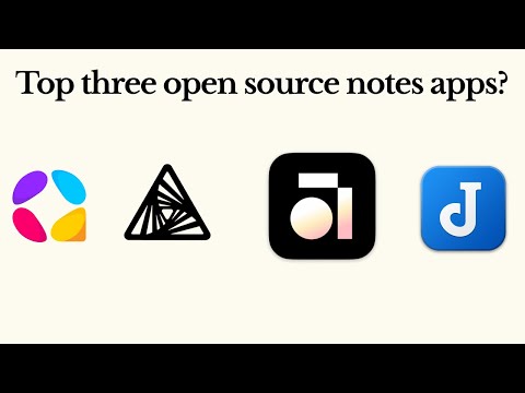 My favorite open source note apps - top 3