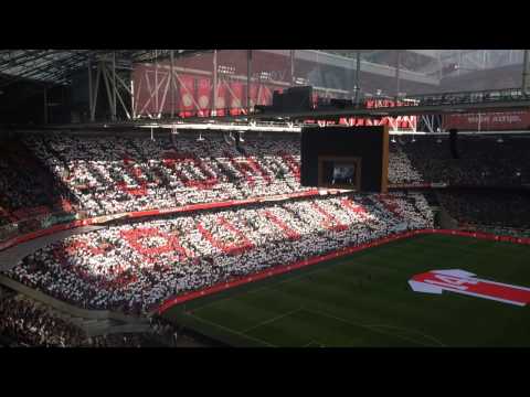 AFC Ajax - PEC Zwolle 03-04-2016 (3-0): Johan Cruijff tribute
