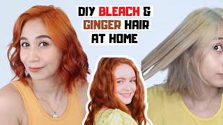 DIY GINGER HAIR At Home | HOW TO BLEACH REGROWTH | Lolly Isabel