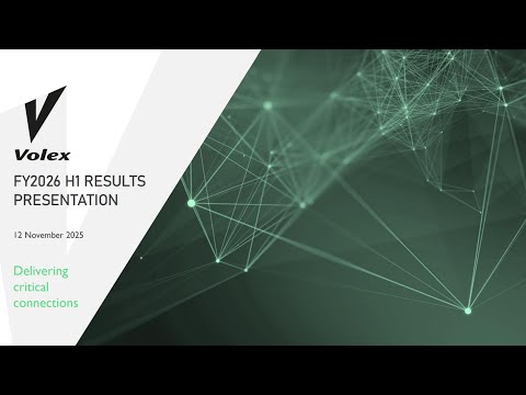 VOLEX PLC - Interim Results