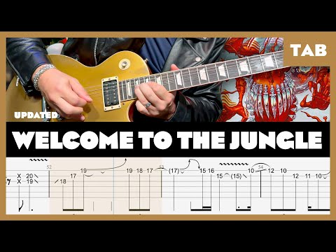 Guns N' Roses - Welcome to the Jungle (Remake) - Guitar Tab | Lesson | Cover | Tutorial