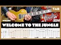 Guns N Roses Welcome To The Jungle Remake Guitar Tab Lesson Cover Tutorial