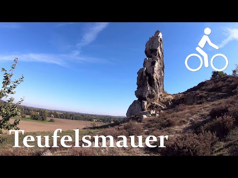 Teufelsmauer Panorama Radtour | Teufelsmauer bei Blankenburg und Weddersleben |4K