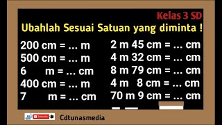 Download lagu Tematik kelas 3 Tema 3 Benda di Sekitarku  [Soal Satuan Ukur Panjang] mp3