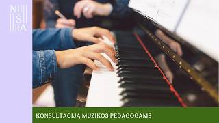 Konsultacija muzikos pedagogams