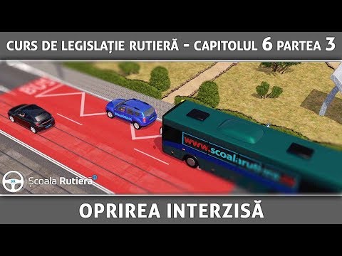 Curs de legislație rutieră - Cap 6 Part 3 - oprirea interzisă