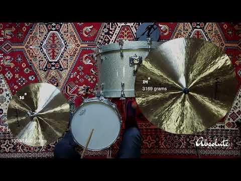 24" Absolute Cymbals Traditional Ride - 3169 grams