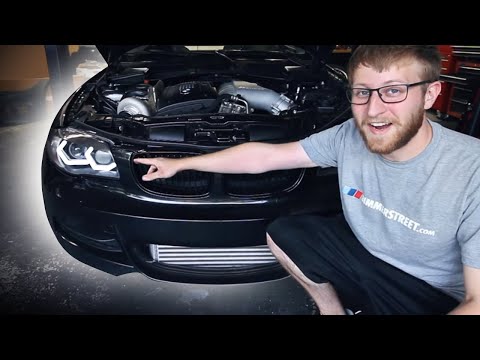 Installing the BADDEST Headlights in my BMW 135i! 😈 (+ 1M Bumper Test Fit)